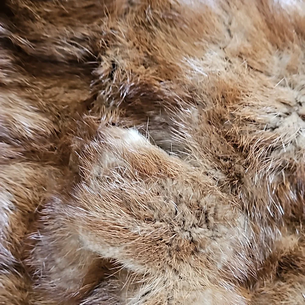 Vintage real mink shawl wrap L/XL